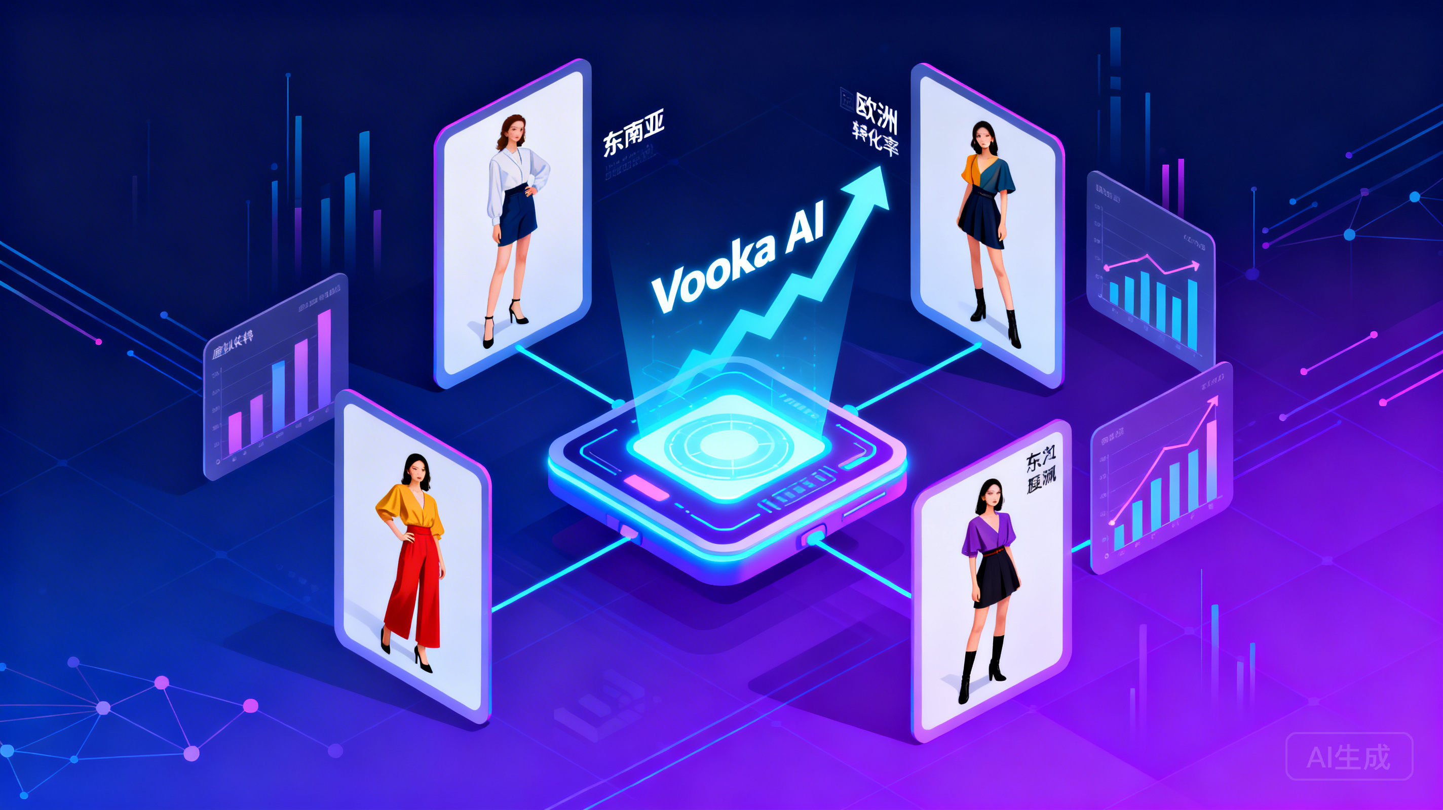 不用反复拍图！Vooka AI虚拟试衣间让服装电商A/B测试效率提升80%